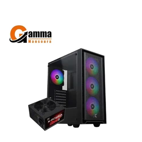 Xigmatek Sky II FIXEDRGB X-Power 600W 80  Mid Tower Case