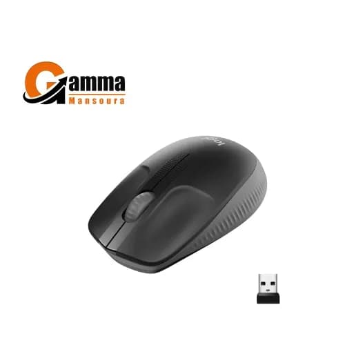 Logitech M190 Wireless Mouse  Black and Gray
