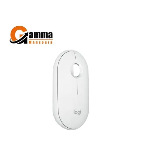 Logitech Pebble Mouse 2 M350s Slim Bluetooth Wireless Mouse  White