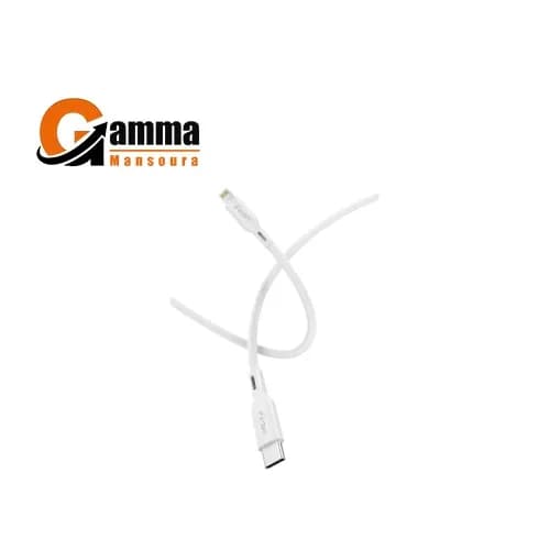 Etrain MP622 Type-C To Lightning Cable 2.2A 1m – White
