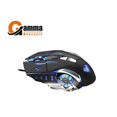 Aula S20 3200 Dpi LED Macro Gaming Mouse – Black