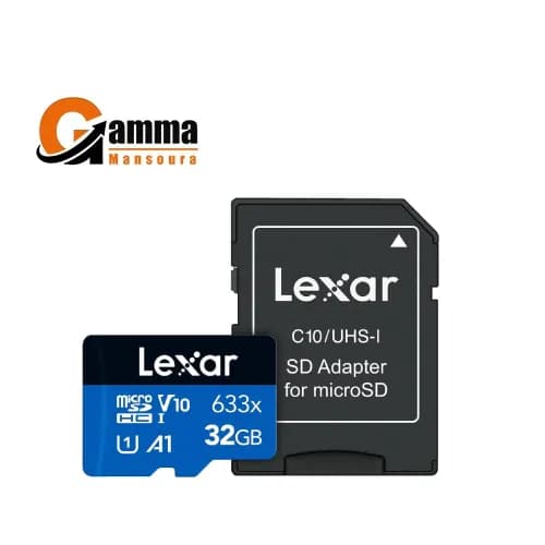 Lexar 32GB High-Performance 633x microSDHC microSDXC UHS-I Card BLUE Series