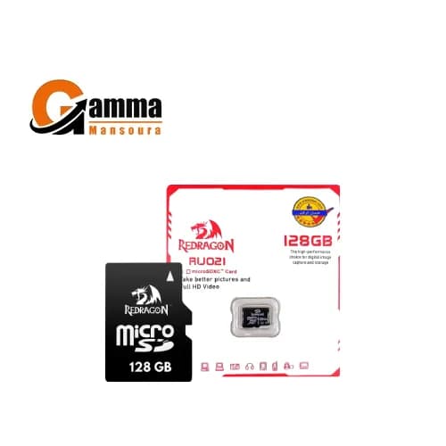 Redragon Micro SDXC Memory Card, 128GB, Black