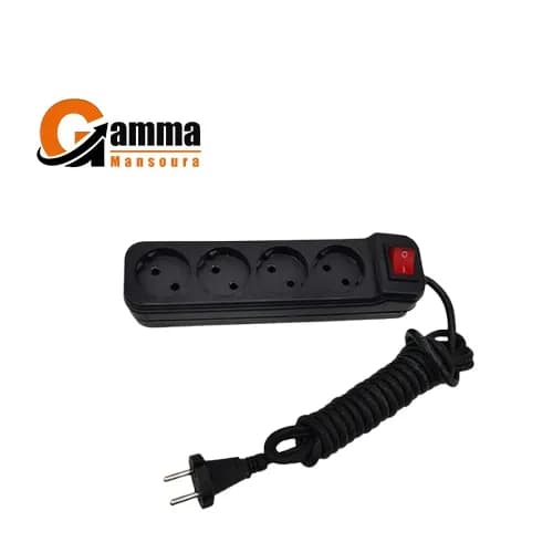 Zero Electricity joint 4 Port 5 meters Black – Z20
