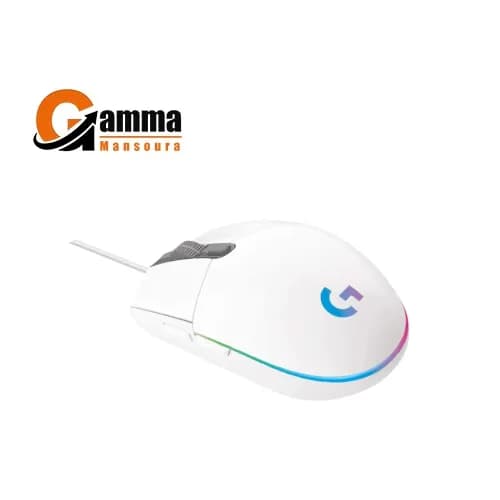 ماوس جيمنج لوجيتك G102 LIGHTSYNC RGB - دقة 8,000 DPI (أبيض)