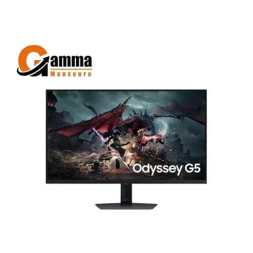 SAMSUNG LS32DG502EUXEN 32-Inch Odyssey G50D Series QHD Fast IPS Gaming Monitor, 1ms, VESA DisplayHDR 400, 180Hz, AMD FreeSync, Adjustable Stand, Eye Saver Mode