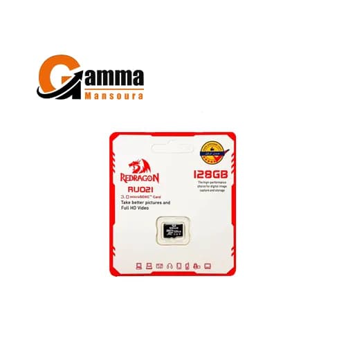 Redragon Micro SDXC Memory Card, 128GB, Black 3.0