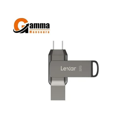 Lexar Jumpdrive D400 32Gb  USB3.1 Flash Memory Dual Drive USB Type-C & A