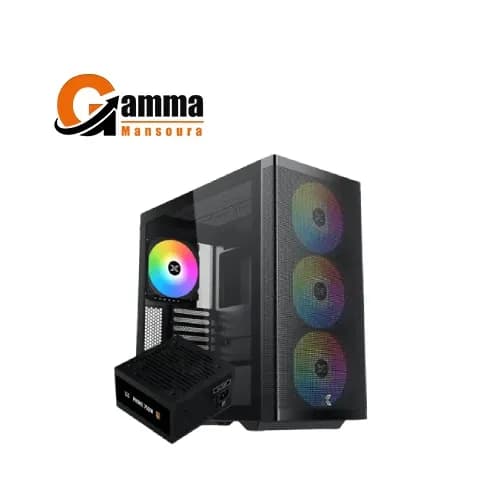 XIGMATEK Osiris 140mm ARGB BTF Super Tower Case + Prime 750W 80+ Gold Super Tower Case
