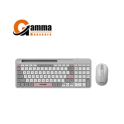 Founder-kn500 Wireless Keyboard and mouse With mobile stand For PC ( not a rechargeable )