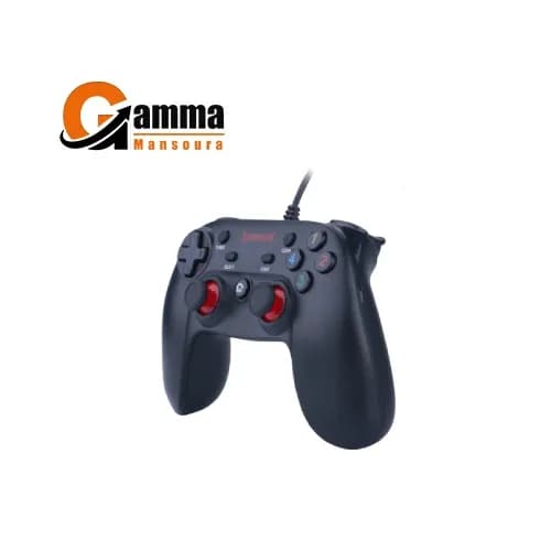 REDRAGON G807 GAMEPAD, PC GAME CONTROLLER, JOYSTICK WITH DUAL VIBRATION, SATURN, FOR WINDOWS PC, PS3, PLAYSTATION, ANDROID, XBOX 360 (BLACK, WIRED)