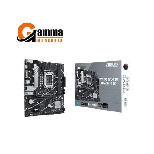 ASUS INTEL PRIME B760M-K D4 Socket LGA 1700 Motherboard