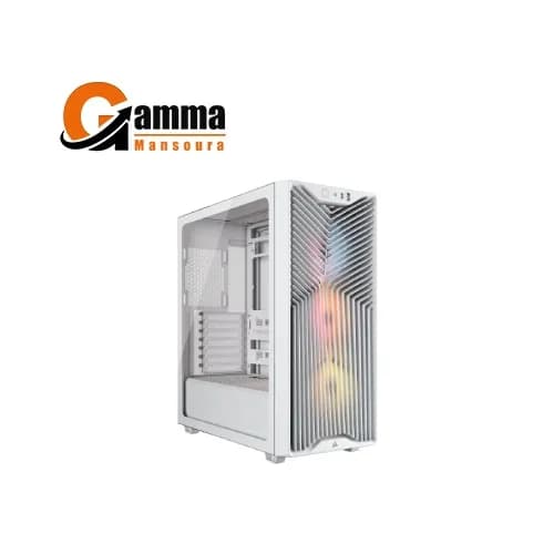 CORSAIR  3200D RS ARGB Mid-Tower PC Case – White