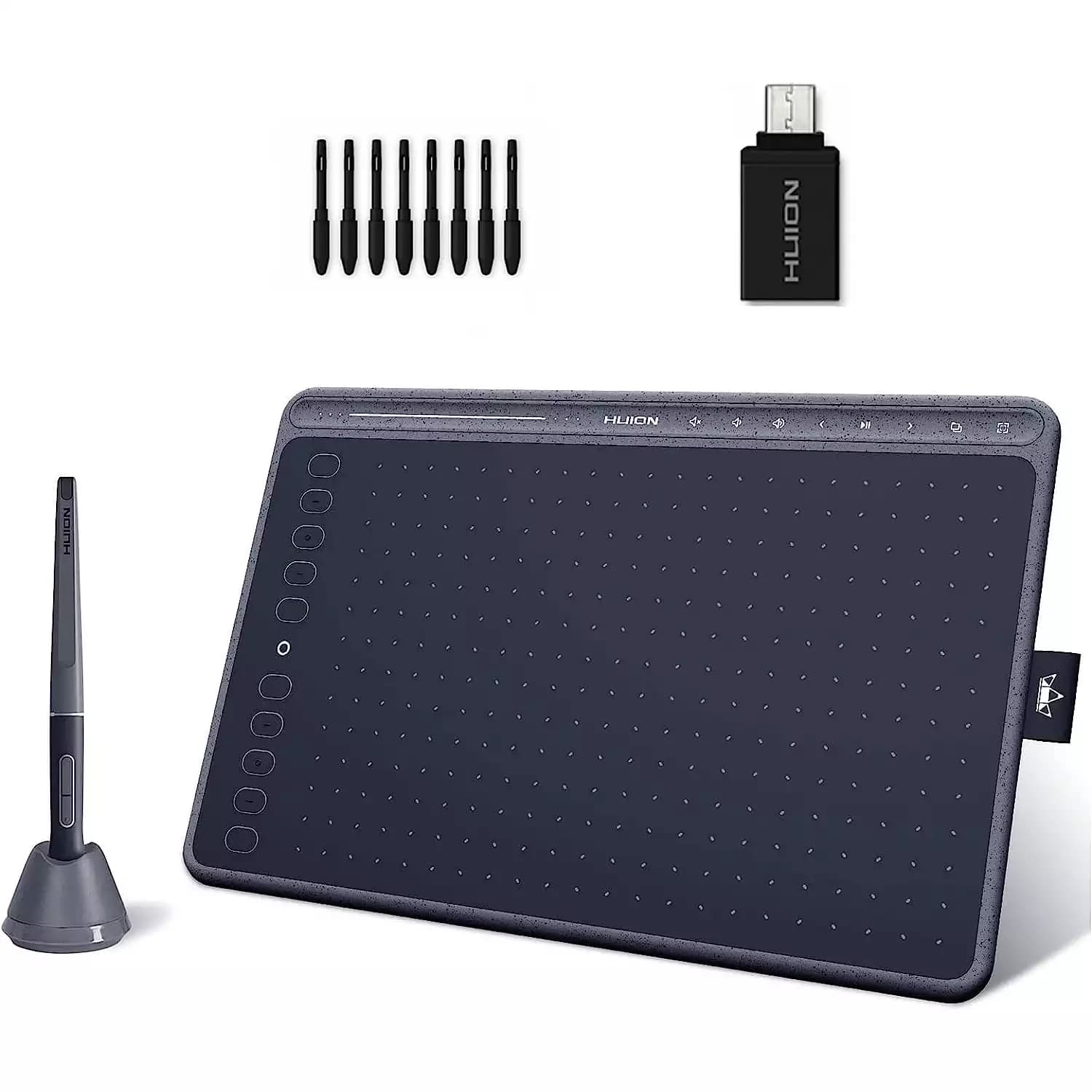 HUION HS611 Graphic Drawing Tablet – 10 x 6 inch (Grey)