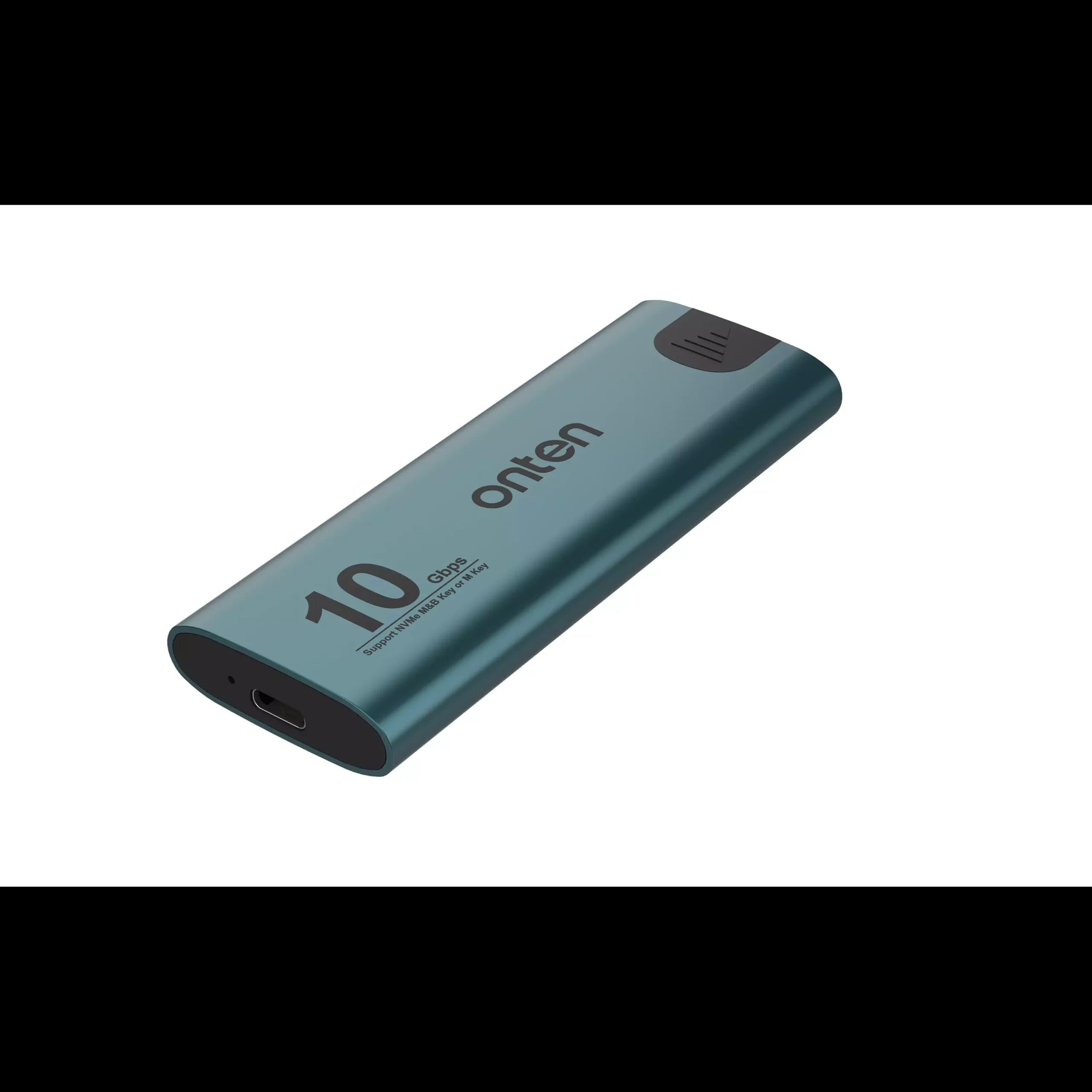 ONTEN UCA322 M.2 NVMe SSD Enclosure – 10Gbps USB 3.2 Gen 2 External SSD Case | Supports 2230/2242/2260/2280 M.2 Drives