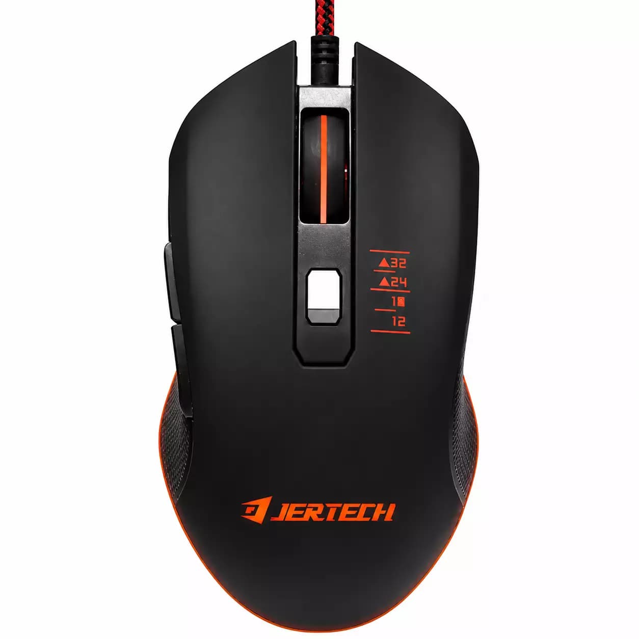 Jertech SWORD XP10 RGB Gaming Mouse – 3200 DPI Optical Sensor, 125Hz Polling Rate, Braided Cable