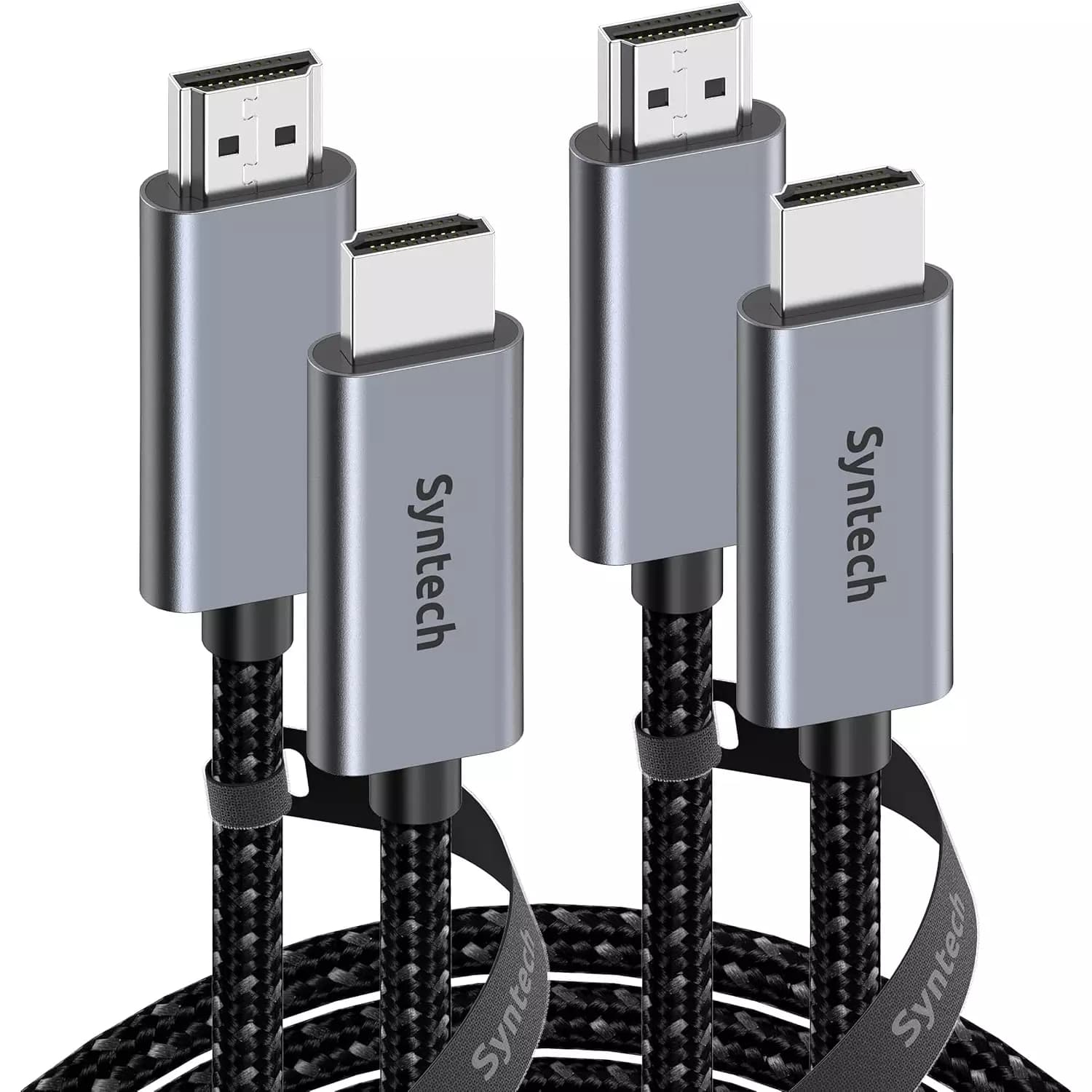 Syntech 4K HDMI Cable (1.8 Meter) (2-Pack), High Speed 18Gbps HDMI 2.0b Cable, 4K@60Hz HDR, 3D, 2160P, 1080P, Ethernet, HDCP 2.2, ARC