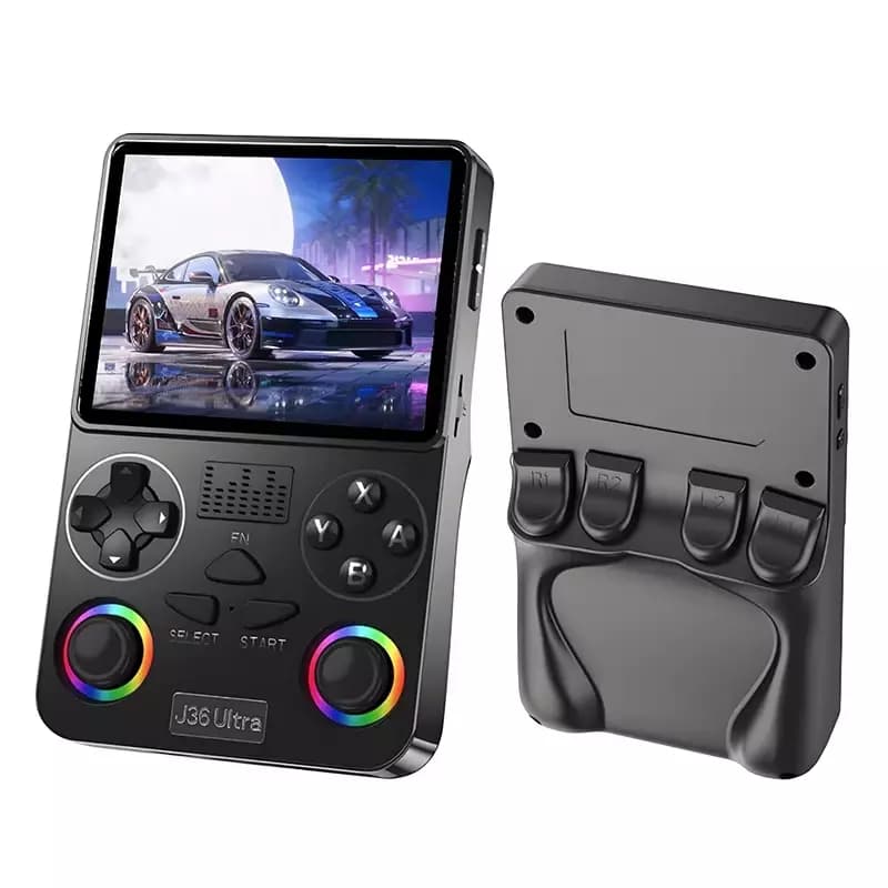 J36 Ultra Handheld Game Console – 3.5″ IPS Display, WiFi, YouTube, Multimedia Player & Retro Gaming Console