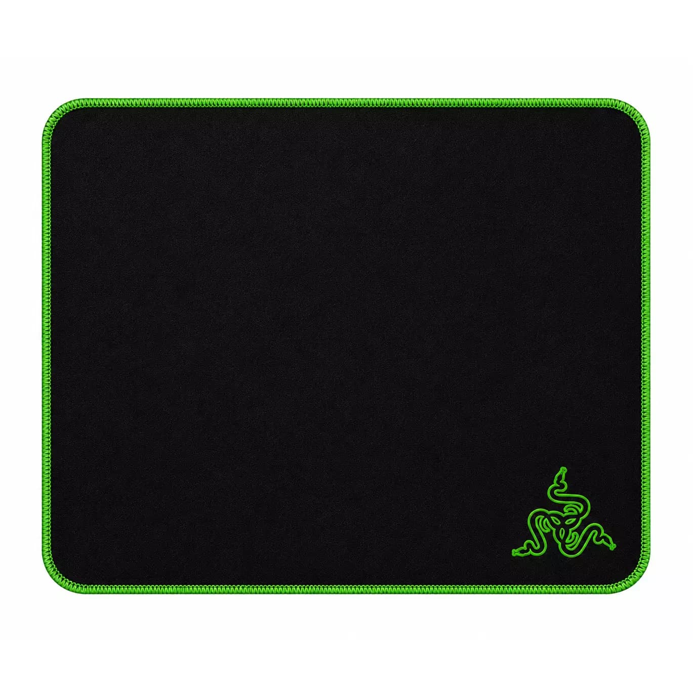 Snake Logo Gaming Mouse Pad 25 x 21 CM – Speed Edition with Anti-Slip Rubber Base & Stitched Edges