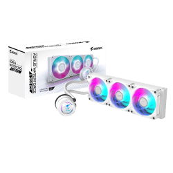 AORUS WATERFORCE II 360 ICE Liquid CPU Cooler, 360mm Radiator with 3X 120mm , Compatible with Intel LGA1700 and AMD AM5