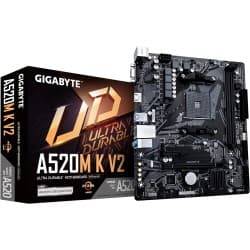 GIGABYTE A520M K V2  CHIPSET AMD A520 AM4, MATX, DDR4