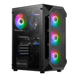 Gamdias AURA GC1 ELITE Mesh FRGB Mid-tower ATX Gaming Casing + AURAGP650