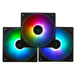 Thermalright TL-S12W-S CPU Fan, 120mm Case Cooler Fan ARGB, 4pin PWM Connector Silent Computer Cooler with S-FDB Bearing Included,up to 1500RPM PC Cooling, BLACK