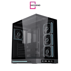 Xigmatek Cloud DGT Digital LCD 4 Fan Argb PWM BTF Mid Tower Case
