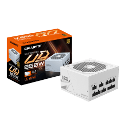 GIGABYTE UD850GM PG5W – Ultra Durable 850W Fully Modular PSU – 80 PLUS Gold, ATX 3.0, PCIe Gen5 Support