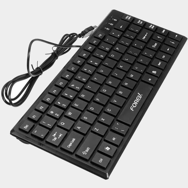 Forev USB WIRED Mini Keyboard Arabic & English FV-65S