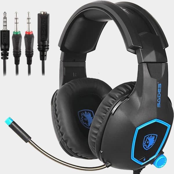 Sades SA818 Stereo Gaming Headphones With Noise-Reduction Mic