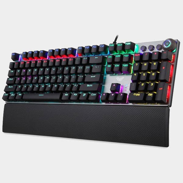 Aula F2058 Mechanical Keyboard Blue Switch Arabic/English