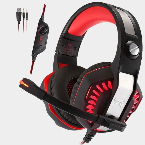 Kotion Each G2000, 2 JACK Vibrating Over-ear Gaming Headset