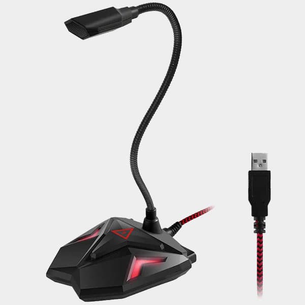 Yanmai G55 Capacitive USB Gaming Microphone with LED Indicator