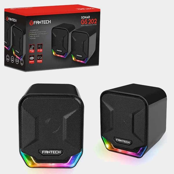 FANTECH SONAR GS202 MOBILE / PC RGB GAMING & MUSIC SPEAKER