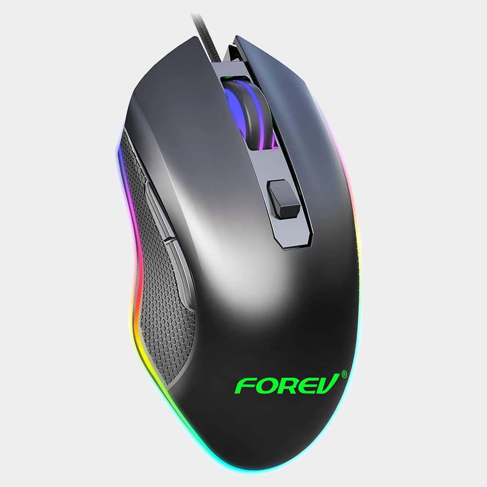 Forev Fv-Q7 Gaming Mouse Multi Dpi & Multi Backlit Led Lights Effects – For Pc