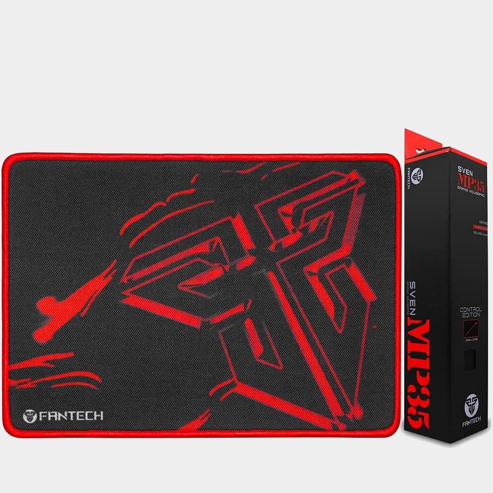 Fantech SVEN MP35 EDGE SEWED Heavily Textured Wave Gaming Mouse Pad with High Non-Slip Base (350 x 250 x 4mm)