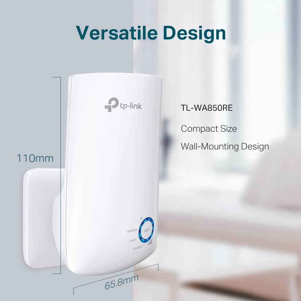 TPLink Wireless Range Extender (TL-WA850RE, 300Mbps)