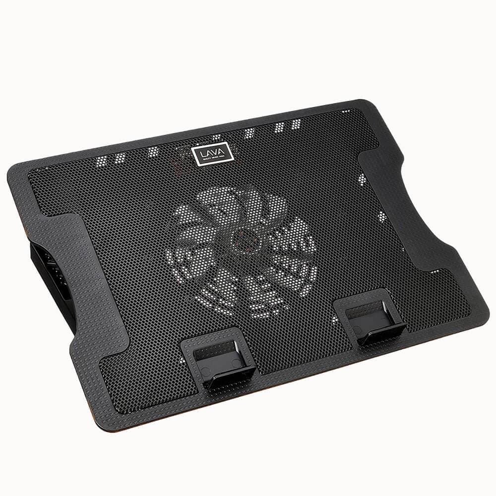 Lava ST-120 Laptop Cooling Pad With Big Fan & Blue Led Lights | HighEnd
