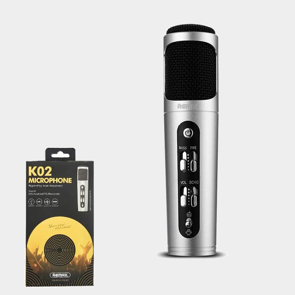 Condenser Microphone Sri Lanka for Studio Recording, Computer & Mobile phone – Remax K02
