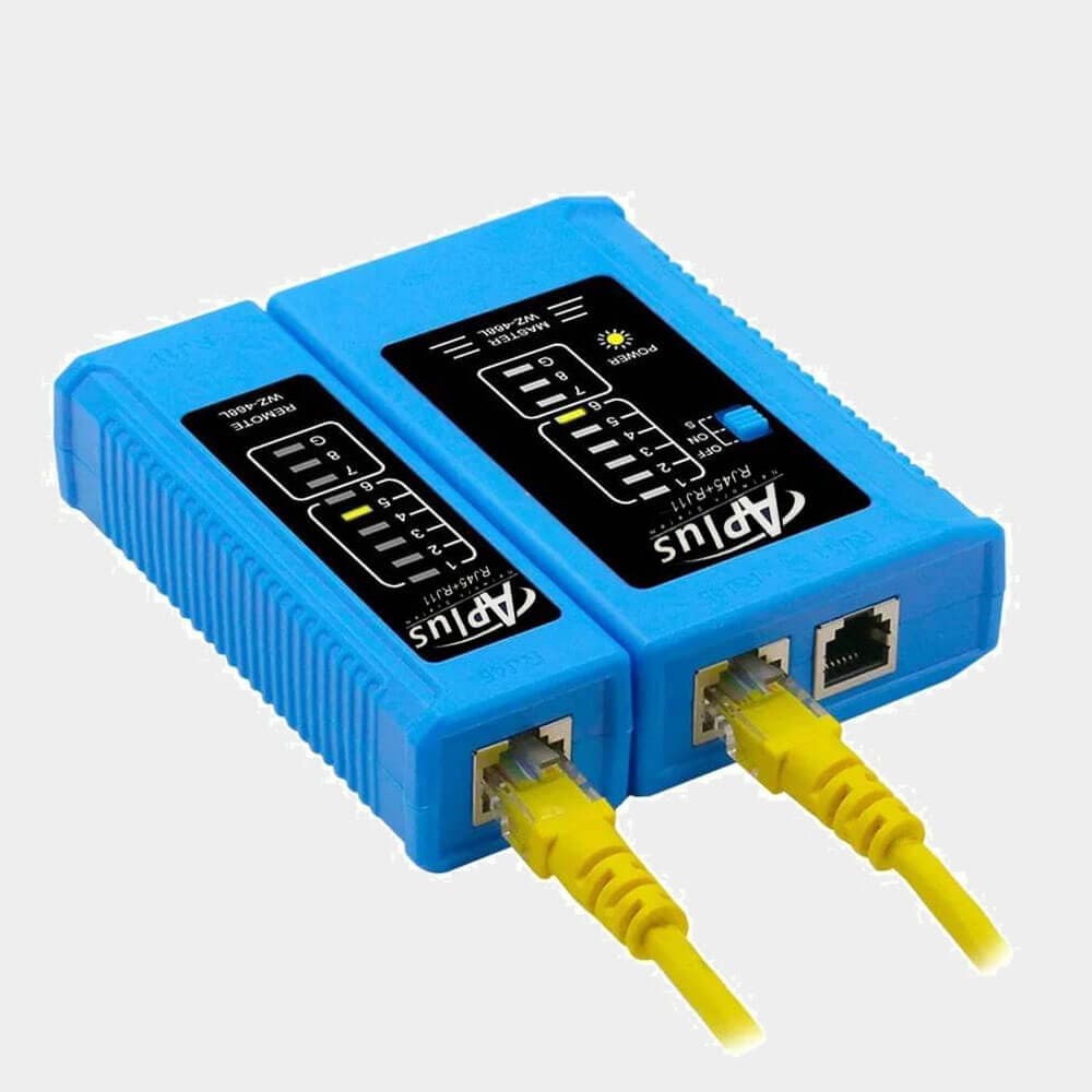 APlus LAN Cable Tester Network Cable Tester Crimper Professional Dual Purpose Pliers RJ45 + RJ11 CAT5 CAT6 Cable Lan Tester | HighEnd
