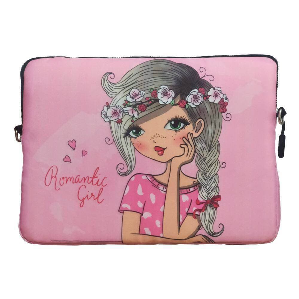 Cougar Laptop’s Sleeve – Lap Shirt up to 15.6 inch | Printed Girlish | HighEnd