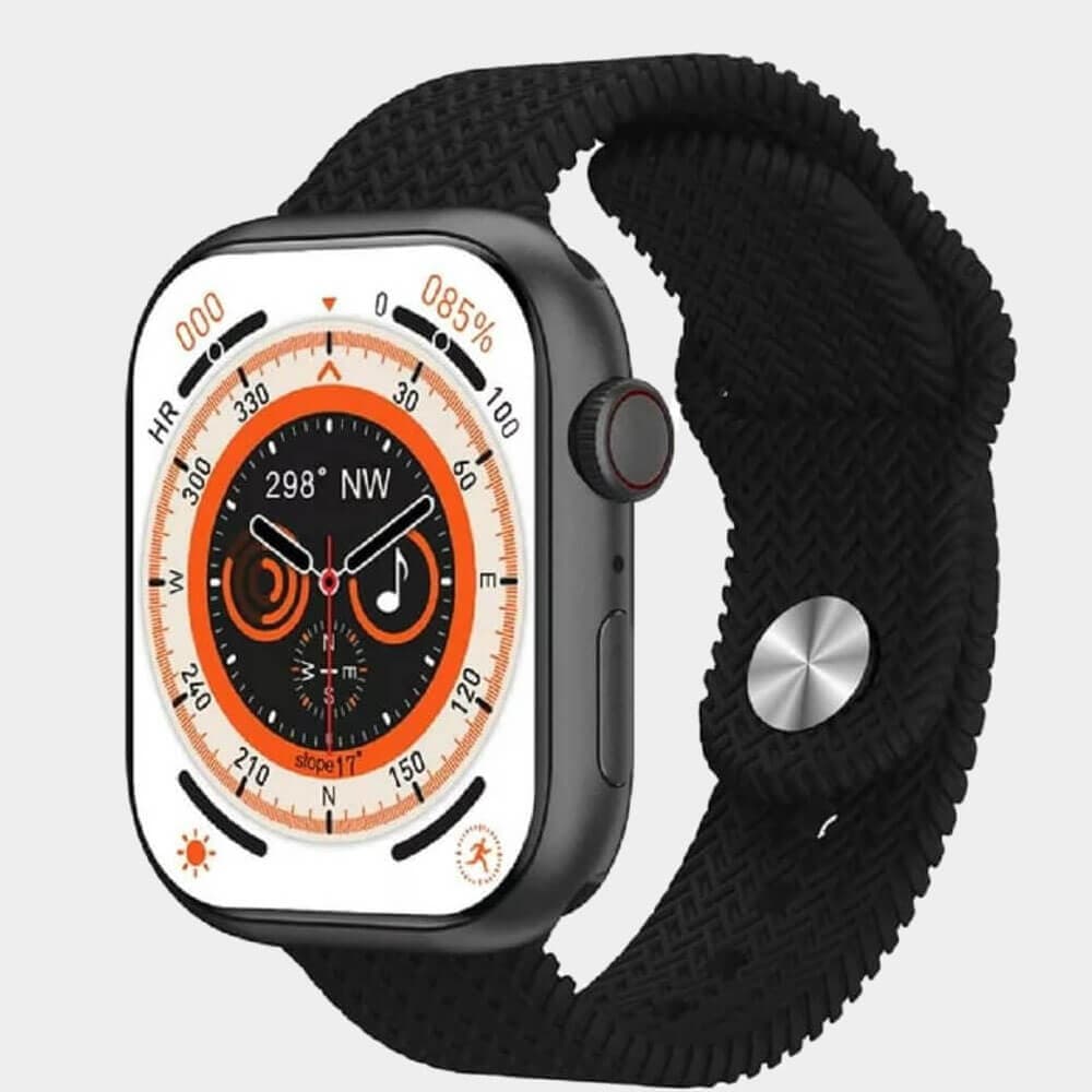 HK9 PRO Smart watch | 2.02 inch ((Super AMOLED)) Screen | Wireless Charging | NFC | HighEnd Black