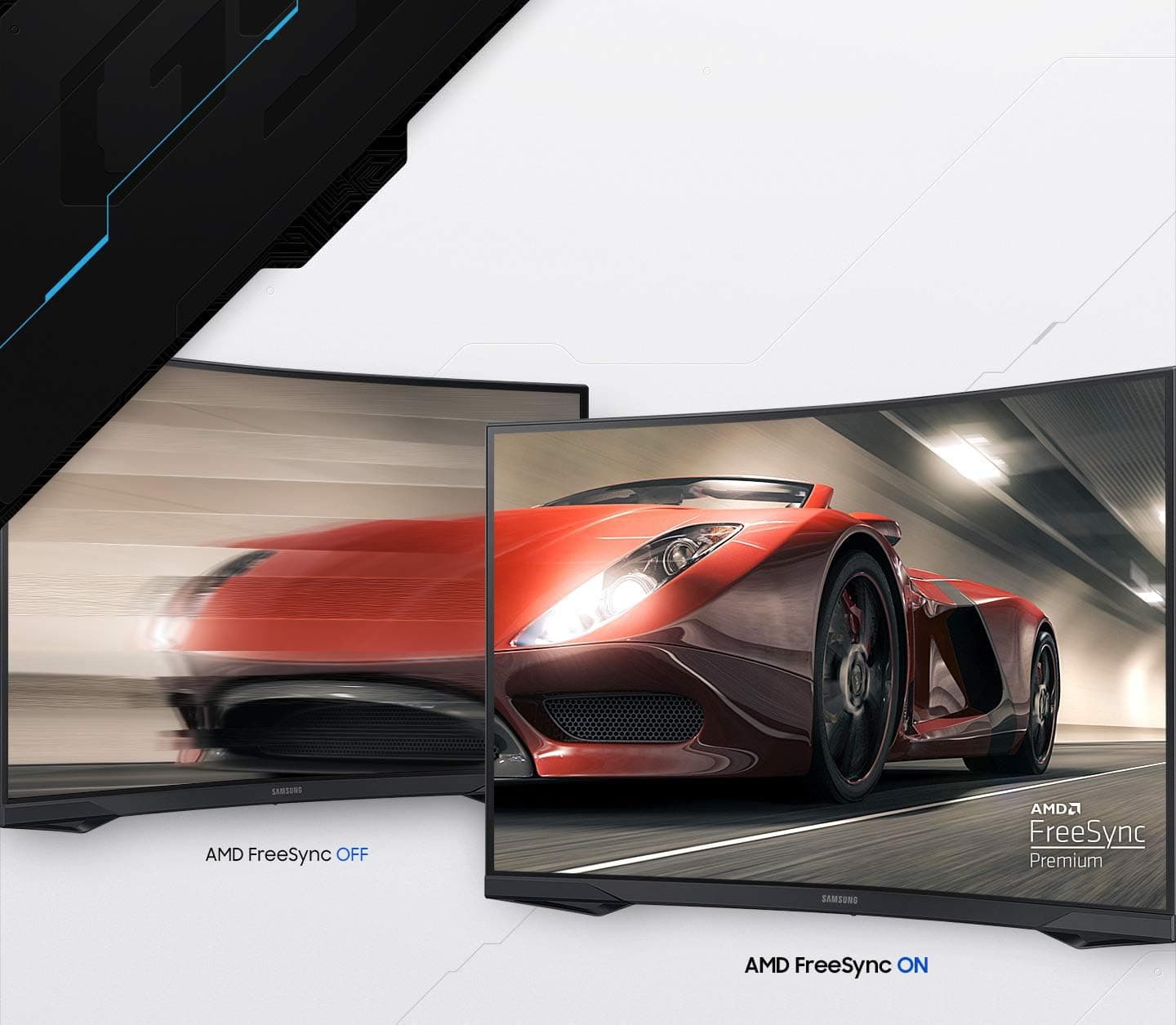 Samsung LC32G55TQBM: WQHD 32″ GAMING, 2560*1440 FHD-144hZ, DP / HDMI / Headphone Inputs – Curved