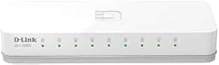 سويتش شبكة DLink DES-1008C بـ 8 منافذ 10/100Mbps - أداء مستقر | تصميم مدمج | تركيب سريع | موفر للطاقة