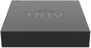 Uniview مسجل فيديو رقمي 8 قنوات بدقة 2 ميجابكسل HD، طراز XVR301-08F، أسود