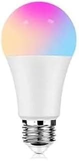 لمبة LED ذكية واي فاي 9/10 وات، إضاءة RGB قابلة للتعتيم عبر التطبيق، تعمل مع اليكسا وجوجل هوم للتحكم الصوتي، لمبة سحرية (تصميم ألماني)