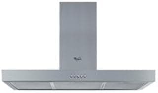 90cm Wall Mounted Range Hood, Stainless Steel, 400 m³/h Air Flow, 3-Speed Mechanical Control, Model AKR 703 IX, Built-in Kitchen Exhaust with Halogen Lights