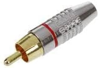 مقبس RCA ذكر 6.3 ملم (أحمر)