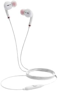 MySouqEg - Store - (1 pcs) Wired Earphones with Microphone, In-Ear Headphones Play/Pause Button,Jack, (white)